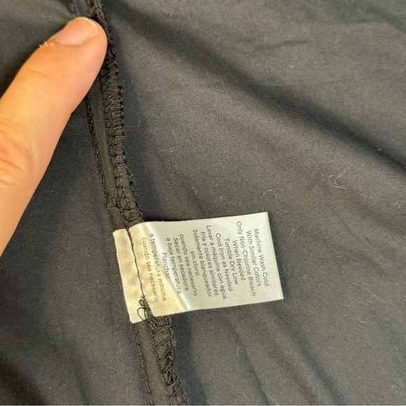 Venus black tie back pearl button down blouse - Picture 8 of 14